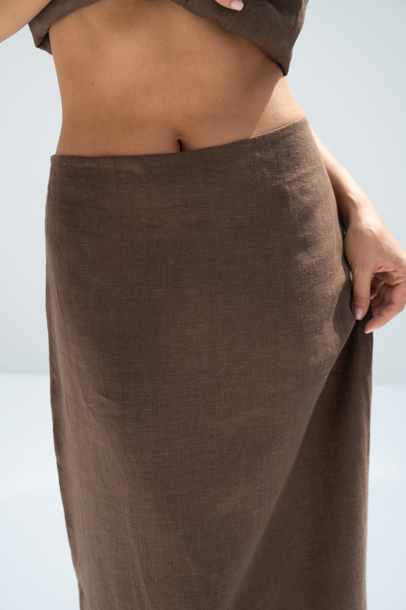 100% LINEN SKIRT LILY